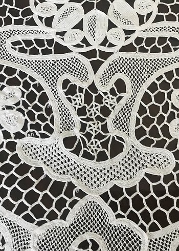 Rahibe işi dantel Angles Masa Örtüsü - Görsel 7