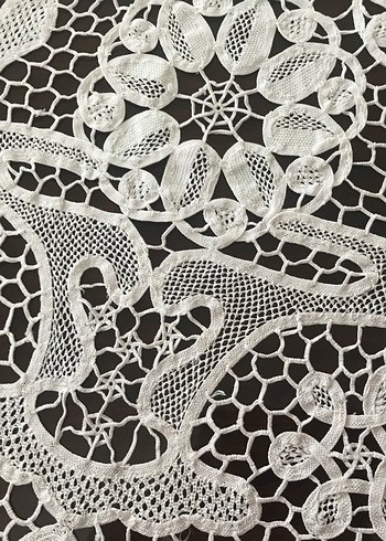 Rahibe işi dantel Angles Masa Örtüsü - Görsel 9