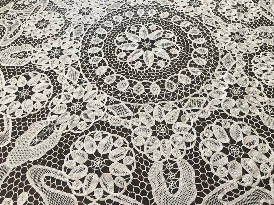 Rahibe işi dantel Angles Masa Örtüsü - Görsel 2