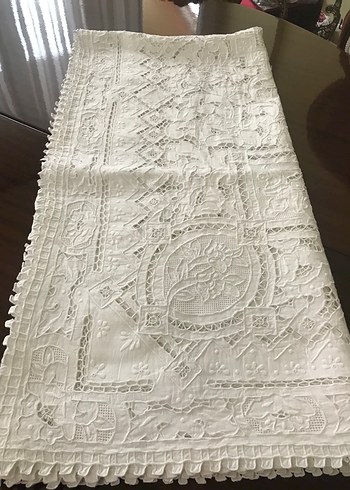 Sıvama rahibe işi Masa Örtüsü - Görsel 8