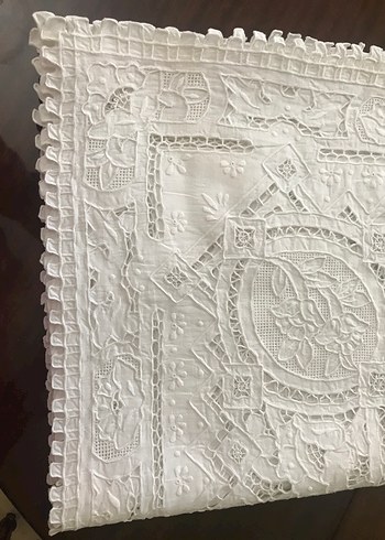 Sıvama rahibe işi Masa Örtüsü - Görsel 9