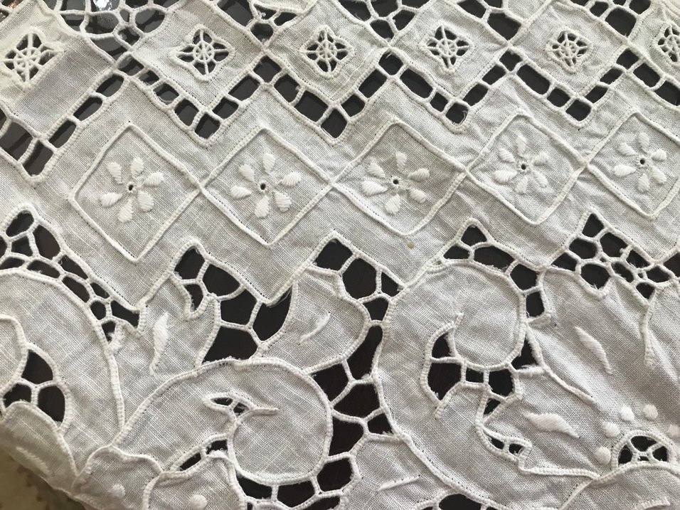 Sıvama rahibe işi Masa Örtüsü - Görsel 5