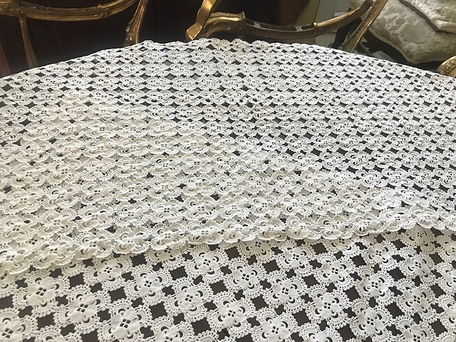 Beden beyaz Renk Dantel masa örtüsü