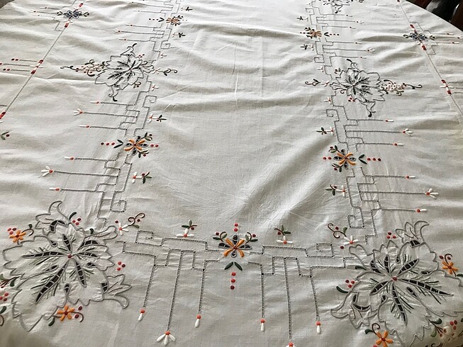 Rahibe işi masa örtüsü - Görsel 6