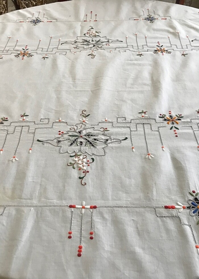 Rahibe işi masa örtüsü - Görsel 5