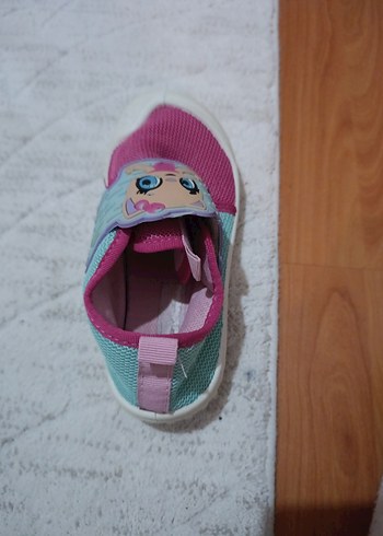 Kız Çocukları İçin Renkli Bağcıksız ev Ayakkabısı - Görsel 2