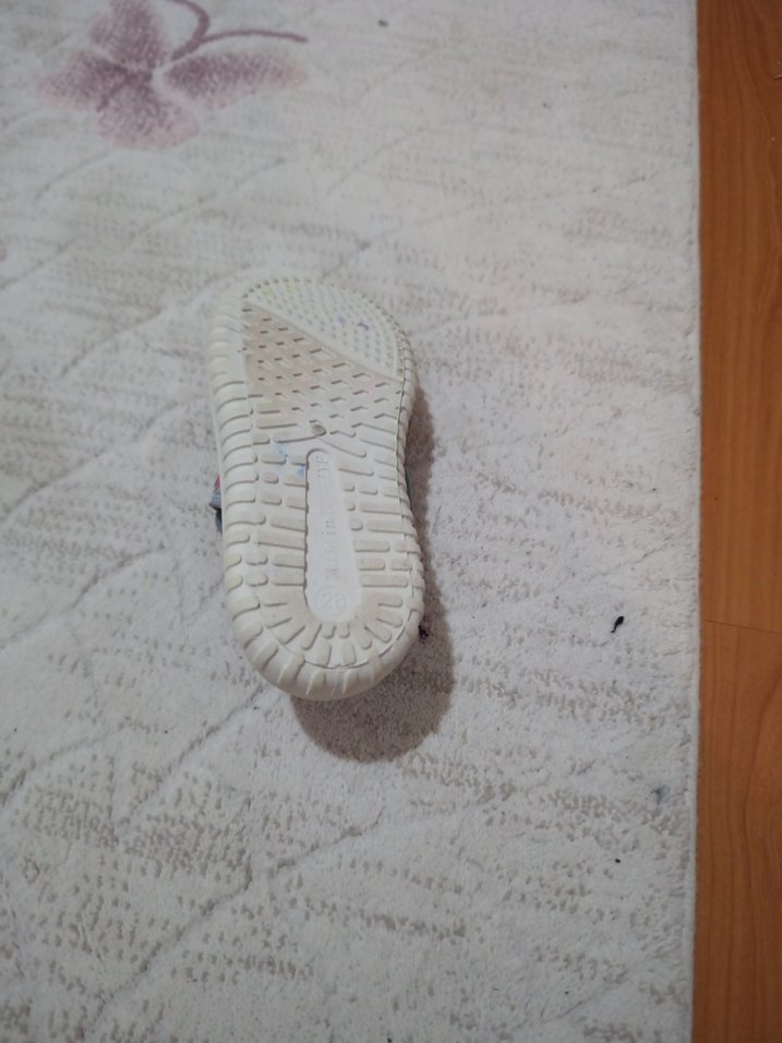 Kız Çocukları İçin Renkli Bağcıksız ev Ayakkabısı - Görsel 3