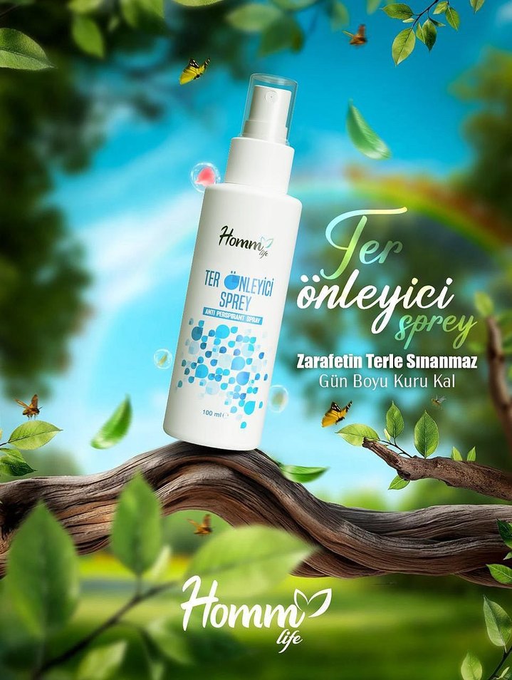 Homm Bitkisel Kadın Deodorant Sprey - Görsel 2