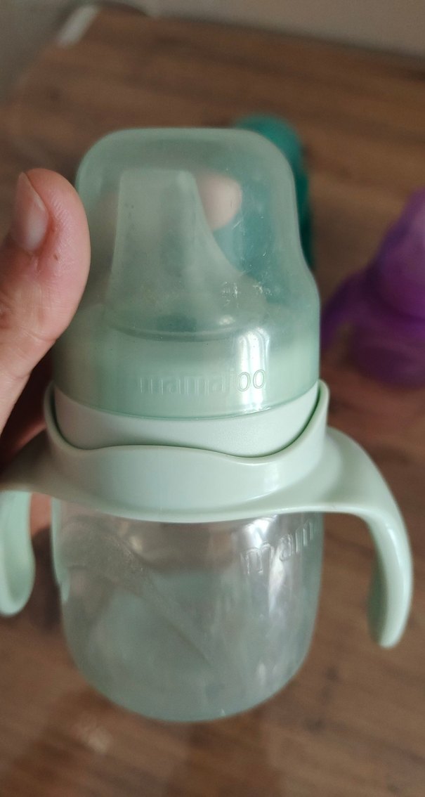 Mor pastel renkli bebek biberonu - Görsel 3