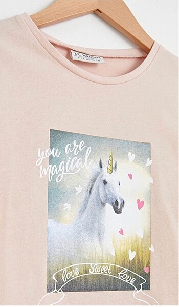 4 Yaş Beden Unicorn tişört