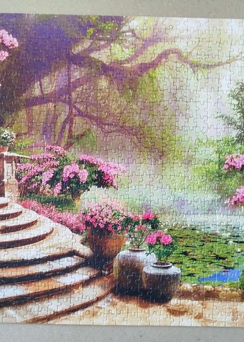 1000 Parça Bahçe Temalı Puzzle