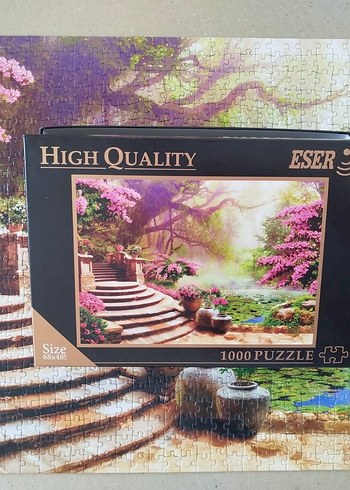Beden 1000 Parça Bahçe Temalı Puzzle