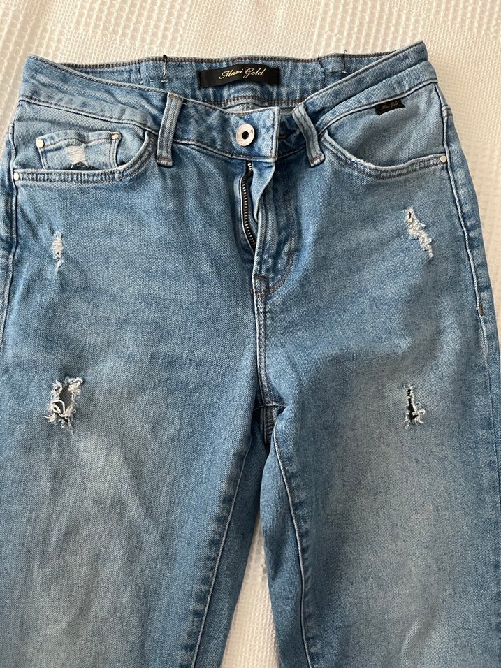 Mavi mom jean - Görsel 2