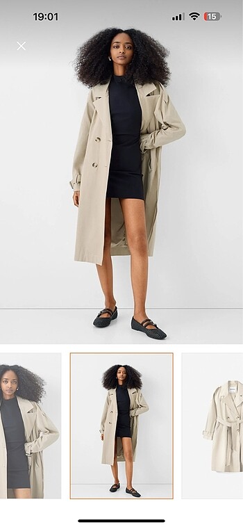 BERSHKA TRENÇKOT