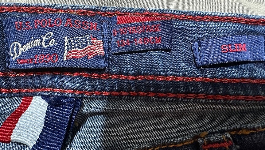9 Yaş Beden Us polo çocuk kot pantolon