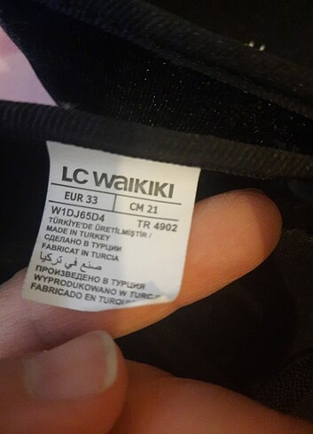 33 Beden Lcw marka kız çocuk ayakkabısı