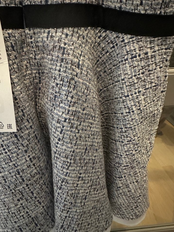 Örme Desenli Gri Askılı Kadın Bluz - Görsel 4