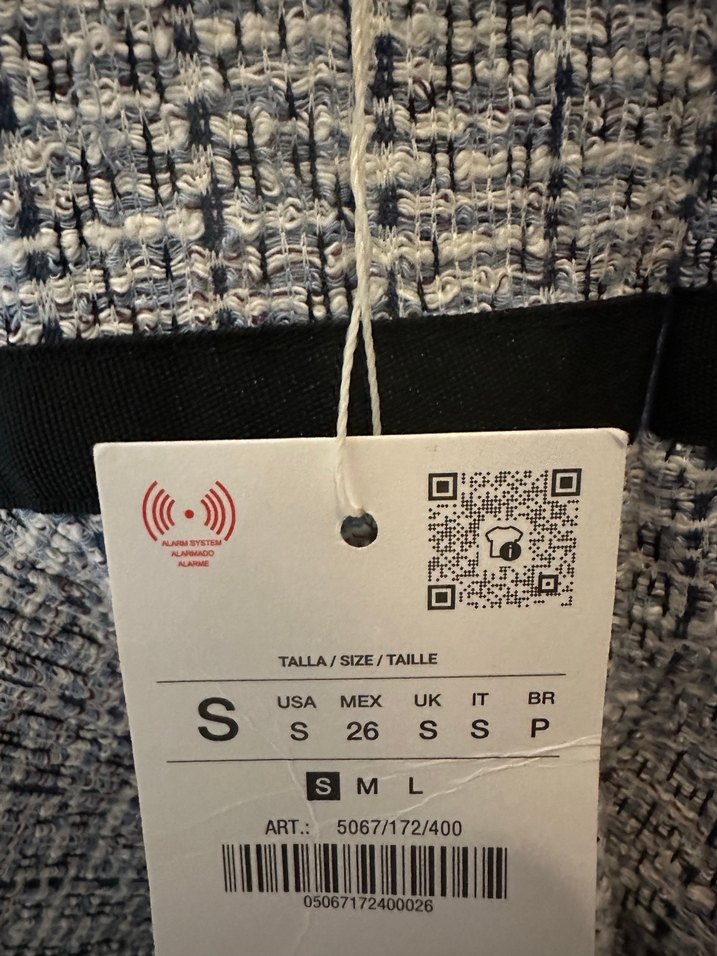 Örme Desenli Gri Askılı Kadın Bluz - Görsel 5