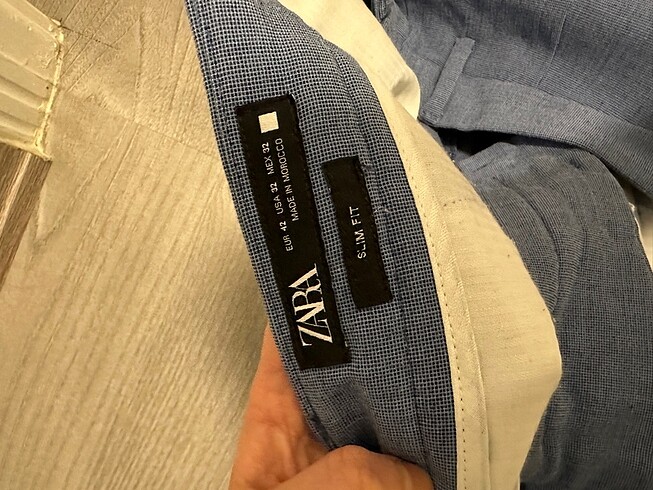 42 Beden mavi Renk Zara pantolon