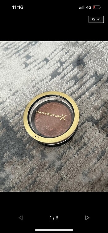 max factor 25 allırıng rose creme puff blush