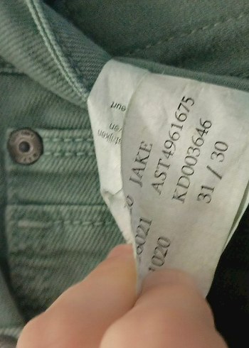 Gri-Yeşil Keten Erkek Rahat Pantolon - Görsel 3