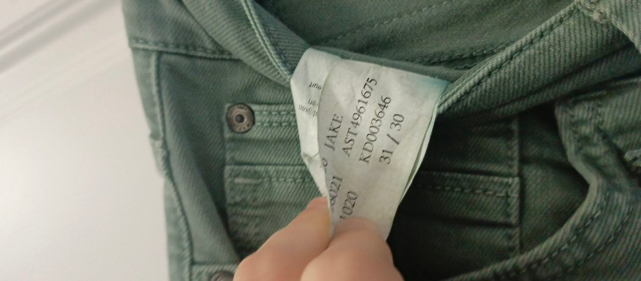 Gri-Yeşil Keten Erkek Rahat Pantolon - Görsel 3