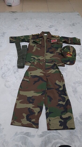 Komando asker kıyafeti 5_ 7 yaş 