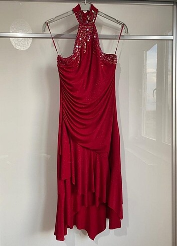 Bordo elbise