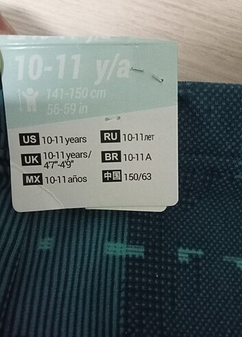 10 Yaş Beden Nabaıjı Erkek Çocuk Mayosu