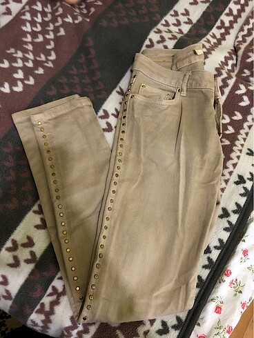 Krem rengi pantolon
