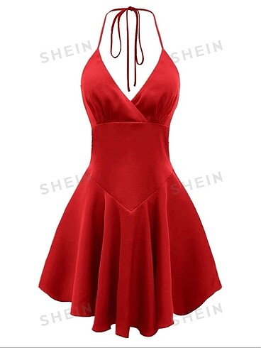 Zara Shein Sırtı İpli Elbise