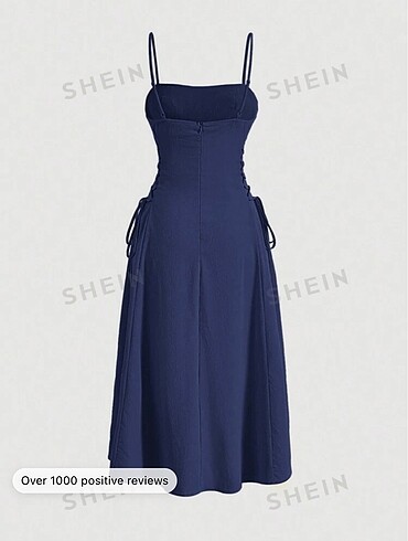 Zara Shein Lacivert Elbise