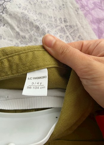 Erkek Çocuk Haki Düğmeli Pamuklu Gömlek - Görsel 3