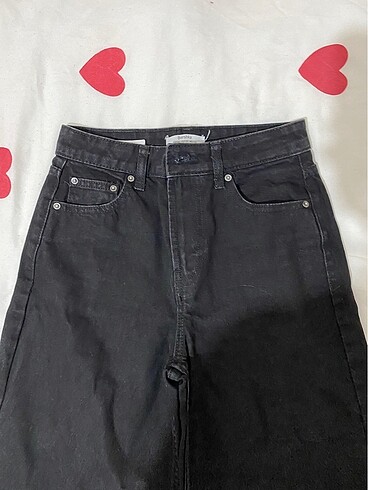 10 Yaş Beden siyah Renk Bershka jean