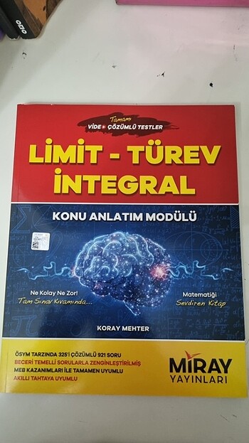 Miray yayınları limit türev integral