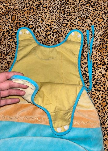 Mavi Kaplumbağa Desenli Bebek Uyku Tulumu - Görsel 3