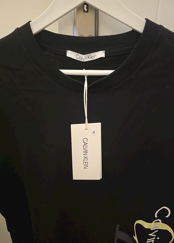 Calvin Klein Siyah Baskılı Erkek Tişört - Görsel 2