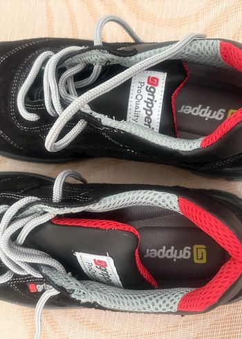 Ggripper Gri Erkek Ayakkabı Bağcığı - Görsel 4