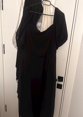 Uzun Siyah Gotik Abiye Elbise - Görsel 2