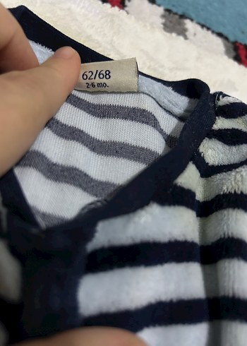 3-6 Ay Beden Uzun Kollu, Yüksek Yakalı Erkek Bebek Tulum