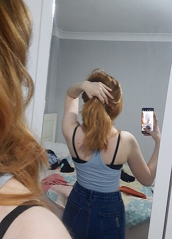 Bershka Halter yaka crop