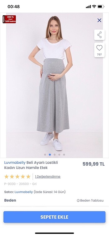 LC Waikiki Hamile eteği