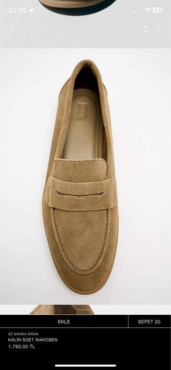 Zara babet loafer - Görsel 4