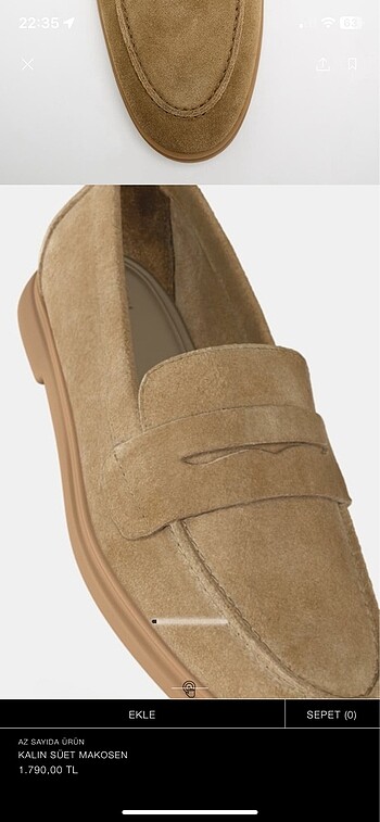 Zara babet loafer - Görsel 6