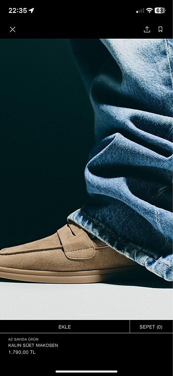 Zara babet loafer - Görsel 5