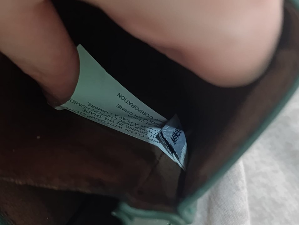 miniso yeşil çanta - Görsel 4