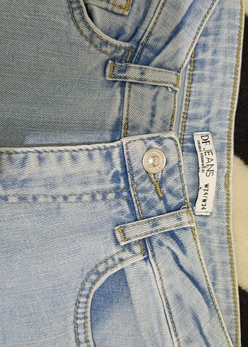 Mavi Pastel Renk Kadın Denim Pantolon - Görsel 2