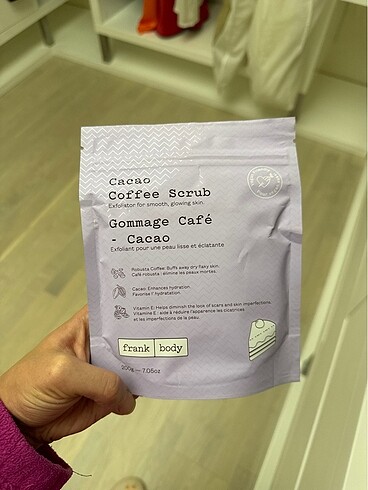 Frank Body Cacao Coffee Scrub.