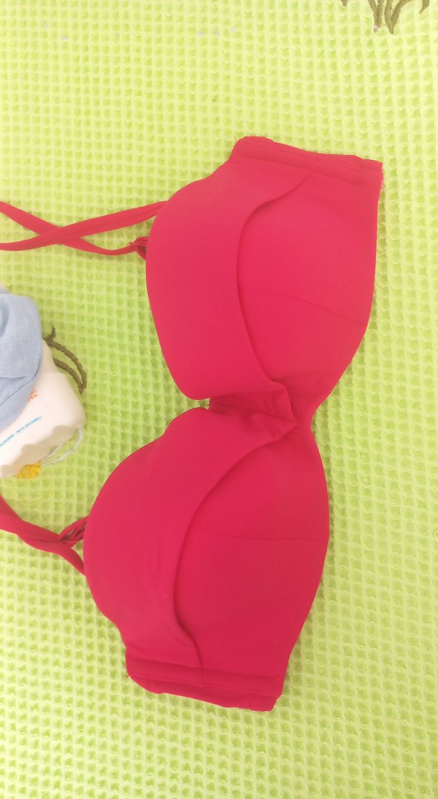 straplez bikini üstü - Görsel 2