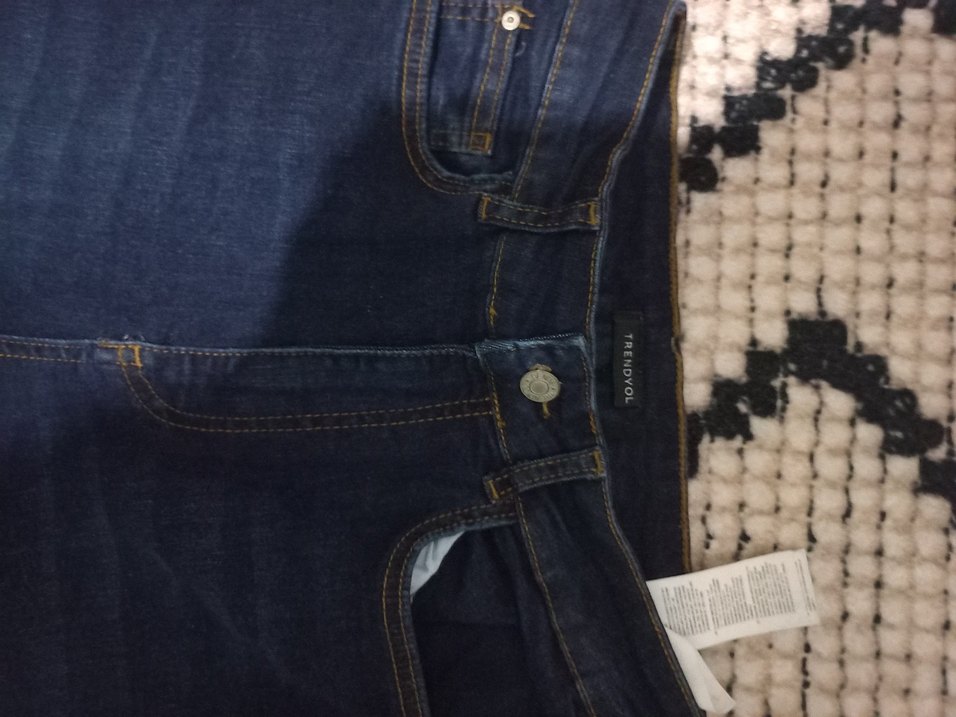 Trenyolmilla Lacivert Elastik Kadın Jean Pantolon - Görsel 2